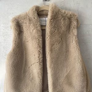 Velvet Faux Fur Sherpa Vest